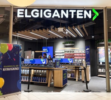 UPGRADED STORE AT MARIEBERG GALLERIA: FROM PHONEHOUSE TO ELGIGANTEN